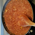 El cooksnap de Enara cuando hizo Espaguetis con Boloñesa de Soja.