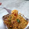 Vruta का कुकस्नैप जब उन्होंने वेजटेबल मैगी (vegetable maggi recipe in Hindi) बनाया था।