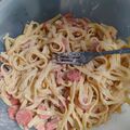 Cooksnap dari Jully untuk resep Fettucini Carbonara Simple