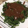 Cooksnap dari Erma Wuriyarti untuk resep Rujak Kangkung