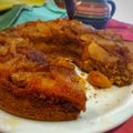 El cooksnap de Ezequiel cuando hizo Torta de manzana invertida.