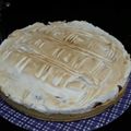 El cooksnap de Teresita Felíz cuando hizo Tarta de manzana y merengue.