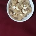 Trisha का कुकस्नैप जब उन्होंने सूजी का हलवा (sooji ka halwa recipe in Hindi) बनाया था।