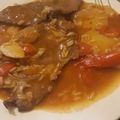 El cooksnap de Lucas Calvo cuando hizo Bifes a la criolla.