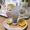 Cooksnap Mahadiah semasa beliau membuat Air Kelapa Bersama Lemon dan Chia Seed.