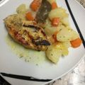 El cooksnap de Marina.Mv cuando hizo Pollo al horno con guarnición.