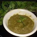  Chef Richa pathak. का कुकस्नैप जब उन्होंने पुदीना चटनी (Pudina chutney recipe in hindi) बनाया था।