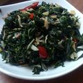 Cooksnap dari Imelda Fauzi untuk resep Tumis Daun Singkong dan teri