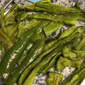 El cooksnap de mambanegra cuando hizo Pimientos fritos en microondas.