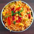 Jayshree Doshi's cooksnap of when they made વેજ બિરયાની વીથ રાયતા (Veg. Biryani Raita Recipe In Gujarati).