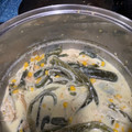 El cooksnap de Carlos Santos cuando hizo Rajas con crema y pollo.
