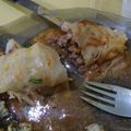 El cooksnap de Celeste Pérez cuando hizo Golubtsy - hojas de col rellena - niños envueltos en hojas de repollo.