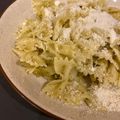 Audry 's cooksnap of when they made Basil Pesto Pasta.