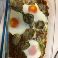 El cooksnap de NURIA cuando hizo Huevos al horno con brócoli, alcachofas y bacon.