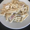 Cooksnap από Minas Karadonis στη συνταγή Πένες με Κοτόπουλο αλά κρέμ!