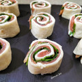 El cooksnap de Encar cuando hizo Wraps de SALMÓN.