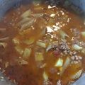 El cooksnap de Dagoberto cuando hizo Guiso de fideos.