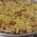 El cooksnap de Norali Kasan cuando hizo Tarta de pollo y champiñones con masa integral.