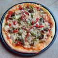 Hadia Anwar 's cooksnap of when they made Afghani  tikka  pizza.