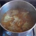 El cooksnap de Miguel Loos cuando hizo Niños envueltos de carne y repollo.