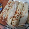 El cooksnap de SC Nuñez Duran cuando hizo Panqueques con manjar.