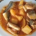 El cooksnap de cristhian delorca cuando hizo Caballa en salsa picante.