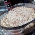 El cooksnap de Cecilia López cuando hizo Crumble de frutas.