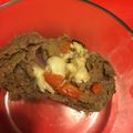 El cooksnap de Romina Palenzona cuando hizo Arrollado de carne.