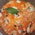 El cooksnap de rociofarias1636 cuando hizo Arroz con mejillones.