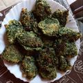 El cooksnap de Gaby Aguirre cuando hizo Cómo hacer buñuelos de acelga.