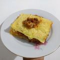 El cooksnap de steven cruz cuando hizo Lasaña de carne.