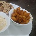 Shreya Garg का कुकस्नैप जब उन्होंने चटपटे सूखे आलू (chatpat sukhe aloo recipe in Hindi) बनाया था।
