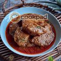 Cooksnap Aznie Khasri semasa beliau membuat 👩‍🍳Pajeri Nanas.