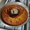 El cooksnap de Marcelo cuando hizo Budín de mandarina y membrillo con cubierta azucarada de coco🍊.