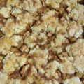 El cooksnap de Carla cuando hizo Crumble de manzana.