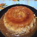 El cooksnap de Delicias Gaby cuando hizo Flan casero con leche en polvo.