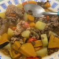 El cooksnap de Victoria Quiroga cuando hizo Guiso de lentejas.
