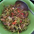 Cooksnap dari Greassy V Saragih untuk resep Tumis Teri Bunga Pepaya