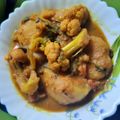 Sarmi Sarmi's cooksnap of when they made আলু ফুলকপির ডালনা(Aloo fulkopir dalna Recipe in Bengali).