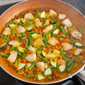 El cooksnap de jesseclark cuando hizo Paella de pollo y verduras.