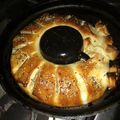 El cooksnap de Cecilia Galli cuando hizo Rosca de las Fiestas (salada).