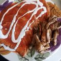 El cooksnap de jesús Custodio cuando hizo Entomatadas ó enjitomatadas con queso mozzarella.
