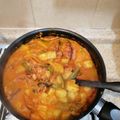 El cooksnap de AnaLi cuando hizo Chuleta ahumada en salsa mexicana.