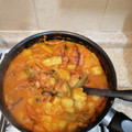 El cooksnap de AnaLi cuando hizo Chuleta ahumada en salsa mexicana.