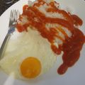 El cooksnap de Marina Ballester de Porras cuando hizo Arroz a la cubana.