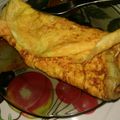El cooksnap de Anna Bella alias Moni Argento cuando hizo Omelette fácil con huevos, zanahoria y perejil.