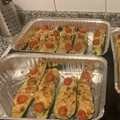 El cooksnap de Laura RL cuando hizo Canoas de calabacín rellenas de pollo en airfryer.