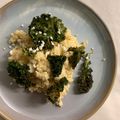 il Flavia Giordano quando ha preparato Riso jasmine con kale chips