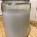 El cooksnap de Veronica cuando hizo Leche de coco.