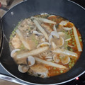 El cooksnap de anyoli cuando hizo Merluza en salsa verde con guisantes.
